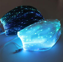 Load image into Gallery viewer, LED 7 Light up Colors Fashion Mask with Pocket for Filter
