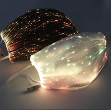 Load image into Gallery viewer, LED 7 Light up Colors Fashion Mask with Pocket for Filter
