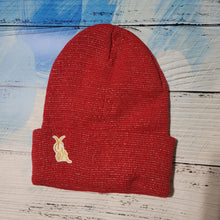 Load image into Gallery viewer, &quot;BAD&quot; Beanie in Sparkling Red
