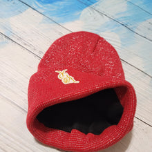 Load image into Gallery viewer, &quot;BAD&quot; Beanie in Sparkling Red
