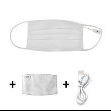 Load image into Gallery viewer, LED 7 Light up Colors Fashion Mask with Pocket for Filter
